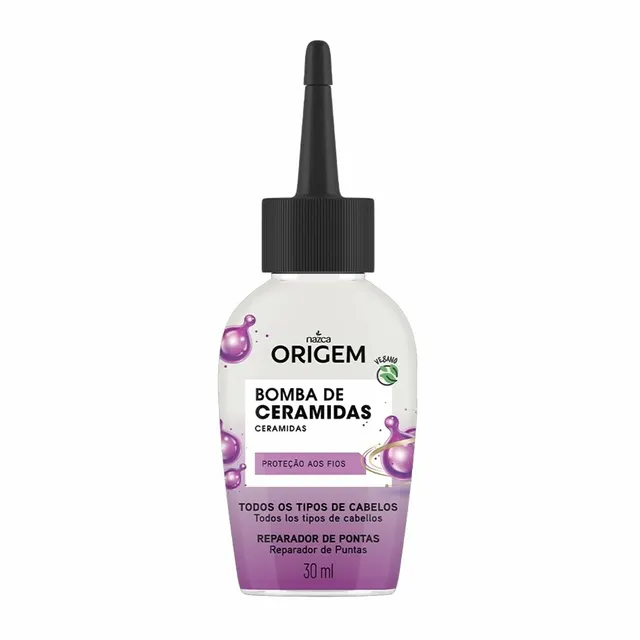 Reparador De Pontas Origem 30ml Bomba Ceramidas