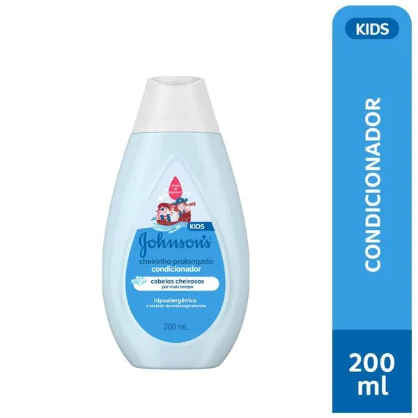 Condicionador Johnsons Kids Infantil Cheirinho Prolongado 200ml