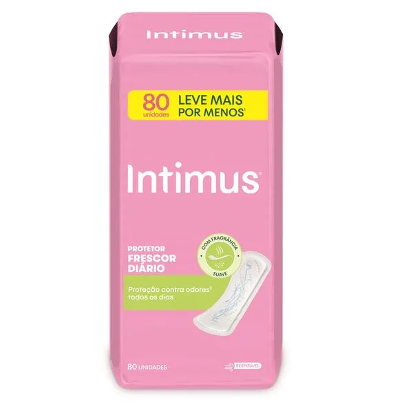 Absorvente Intimus Days com Perfume sem Abas 80 Unidades