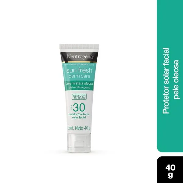 Protetor Solar Neutrogena Sun Fresh Derm Care Pele Oleosa FPS 30 40g