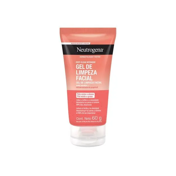 Gel de Limpeza Facial Neutrogena Deep Clean Grapefruit 60g
