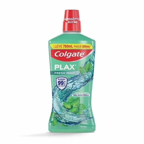 Enxaguante Bucal Colgate Plax Fresh Mint 750ml