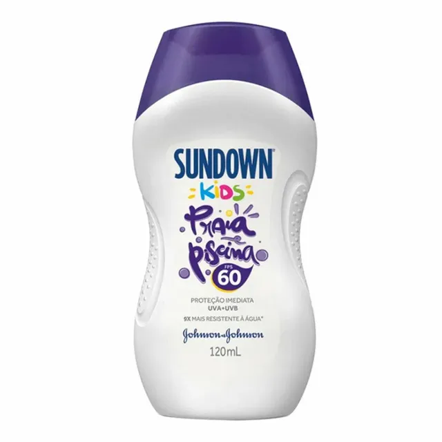 Protetor Solar Sundown Kids Praia e Piscina FPS 60 120ml