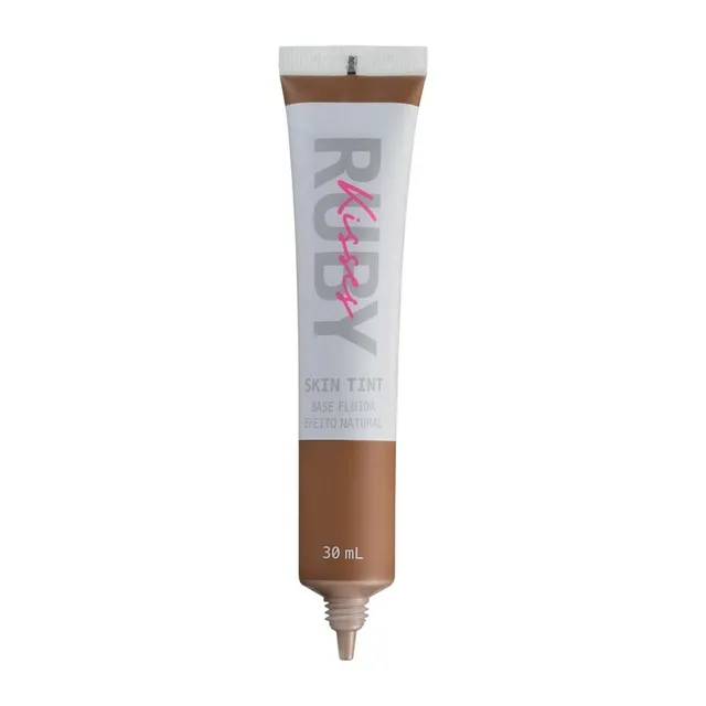Skin Tint Base Fluida Efeito Natural Cor 340 Ruby Kisses