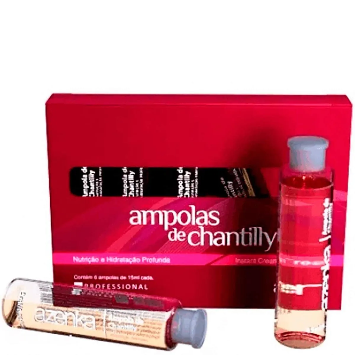 Azenka Chantilly - Ampola de Nutrição e Hidratação Profunda 6x 15ml