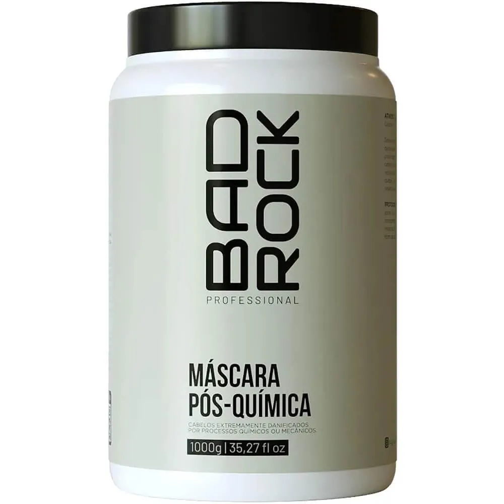 Bad Rock Pós Química - Máscara Cabelos Extremamente Danificados 1kg