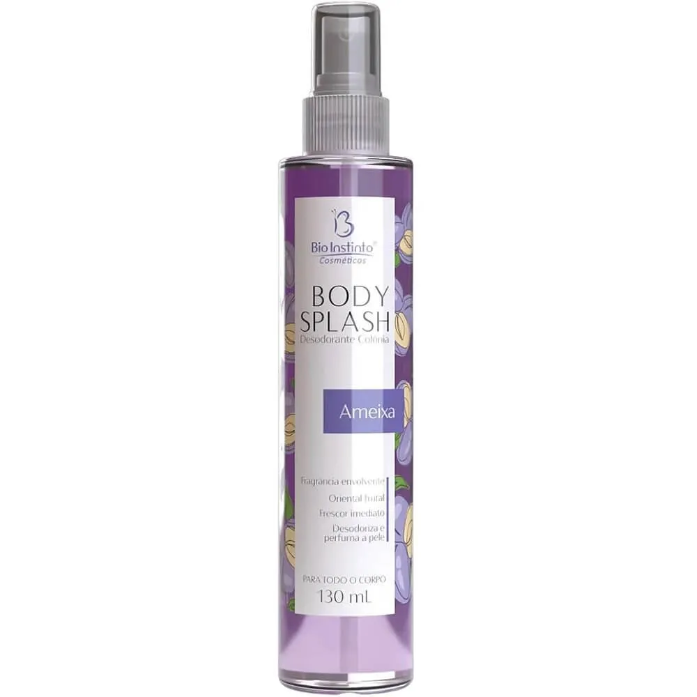 Bio Instinto Body Splash - Desodorante Colônia Corporal Ameixa 130ml