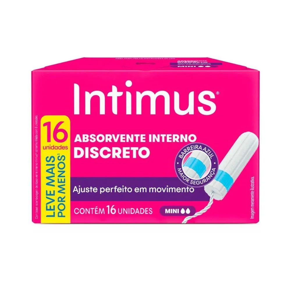 Absorvente Intimus Interno Mini c/16un