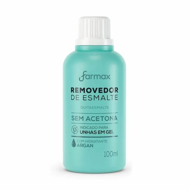 Removedor Farmax S/ Acetona Argan 100ml