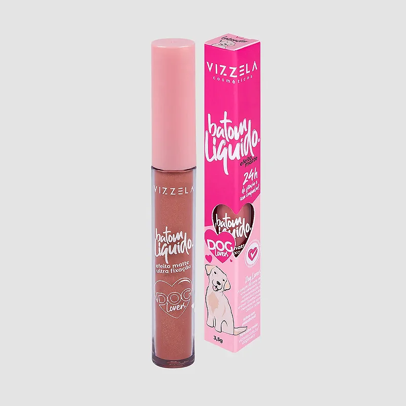 Batom Líquido Dog Lovers Labrador Cor 13 3,5G Vizzela
