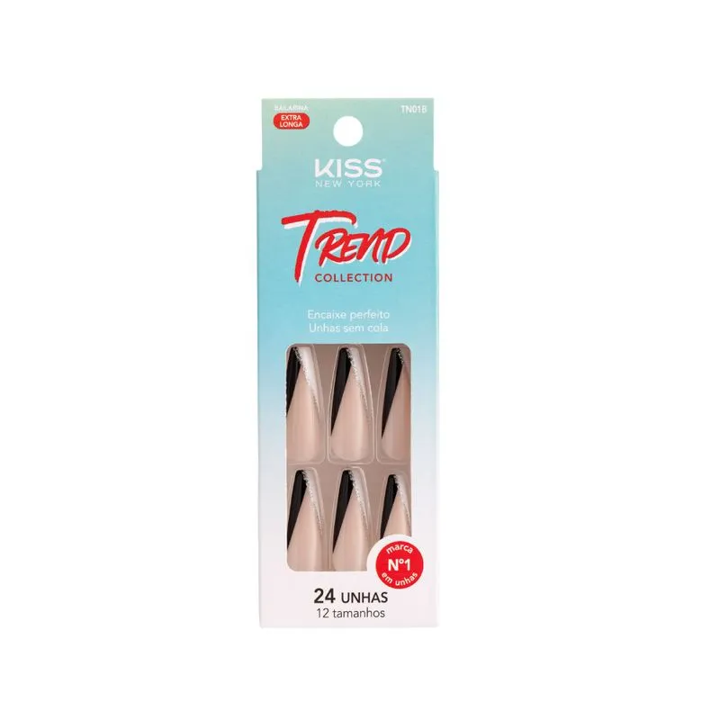 Unhas Trend Collection De Vil REF. TN01B Kiss New York