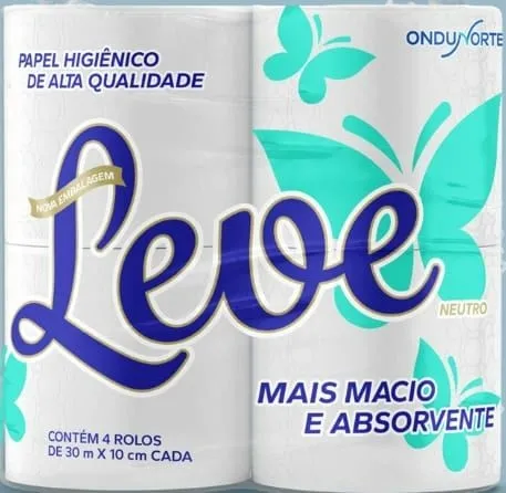 Papel Higiênico Leve 30 Metross c/4 Unidades Neutro