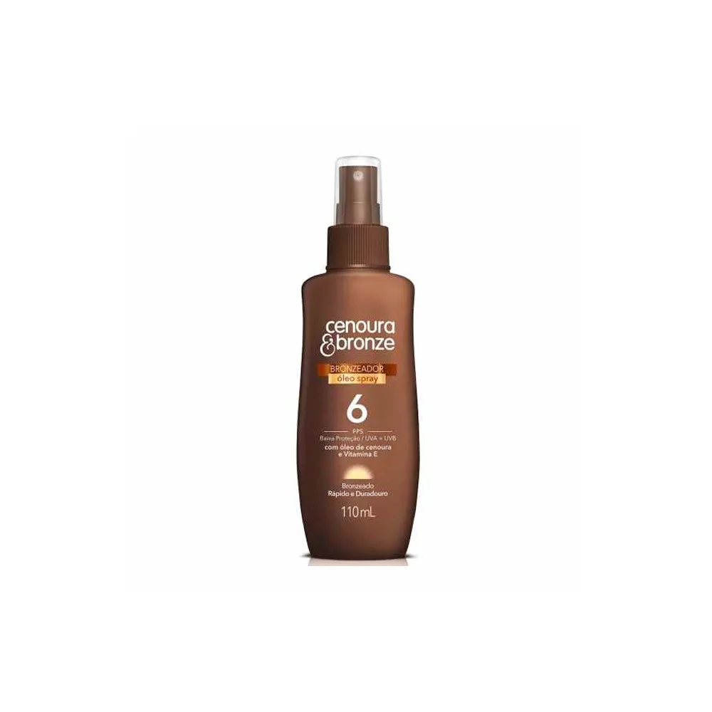 Bronzeador Cenoura&bronze FPS6 Óleo 110ml
