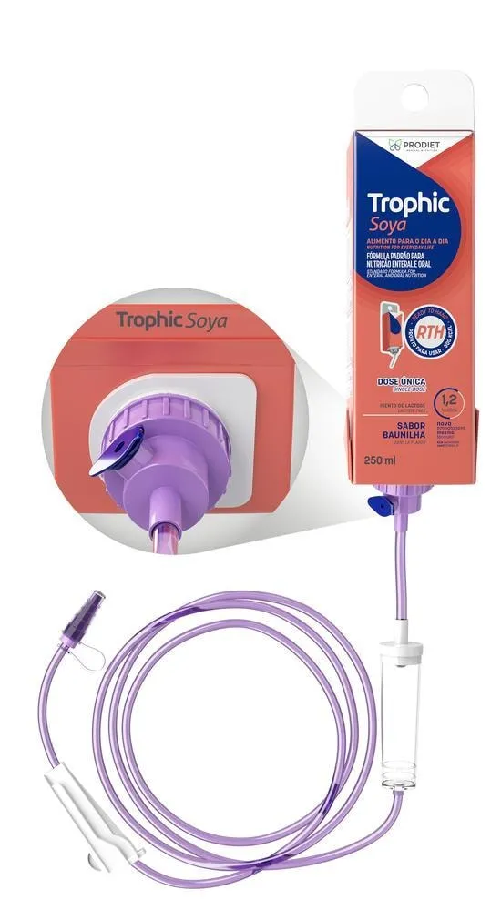 Trophic Soya Sabor Baunilha 250ml - Dose Única - Prodiet