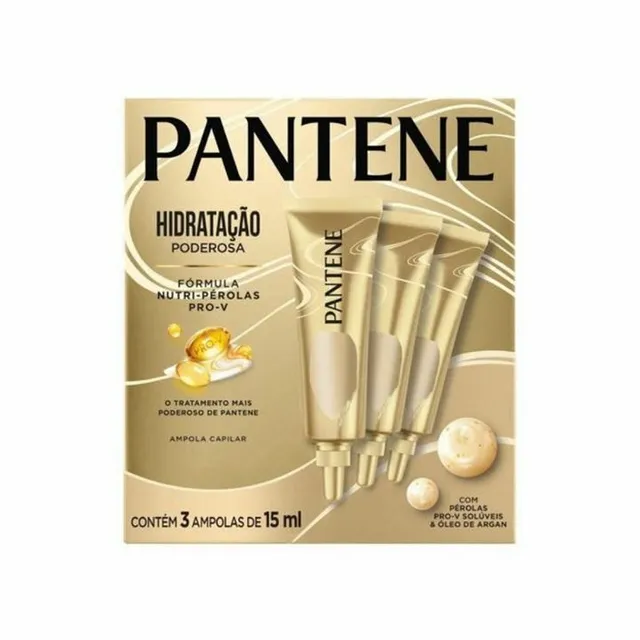Ampola Tratamento Hidro-Cauterizaca Com 3 Pantene Simples 3X15ml