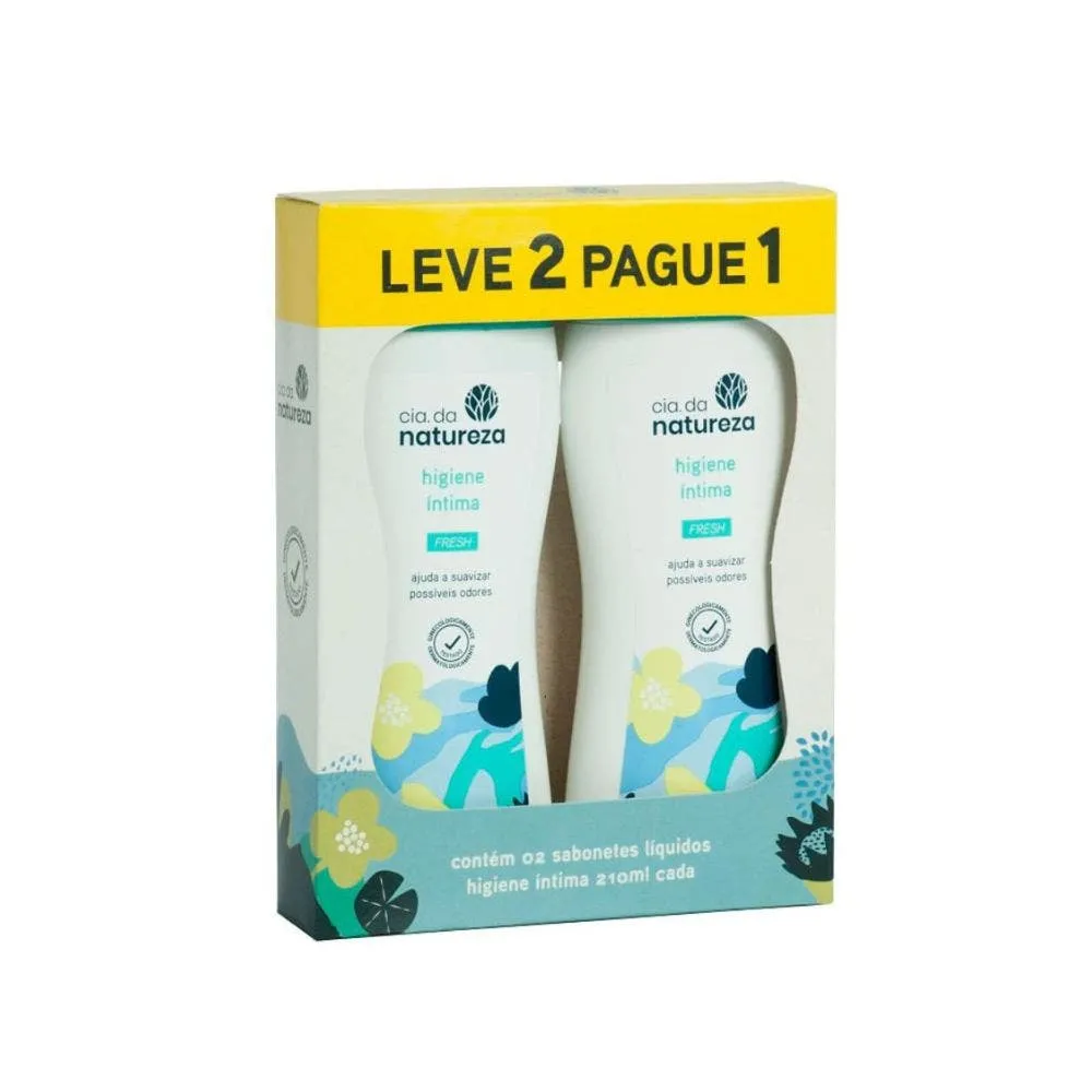 Sabonete Íntimo Cia Da Natureza Fresh Lv2 Pg1 210ml