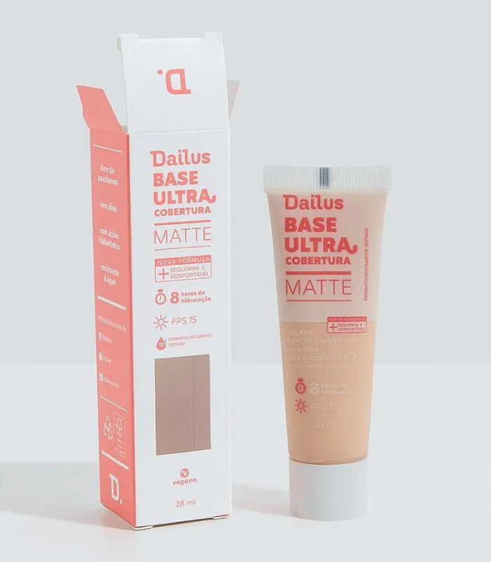 Base Liquida Ultra Cobertura - D1 - Claro