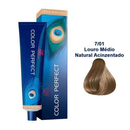 Coloração Color Perfect 7/01 60G Wella