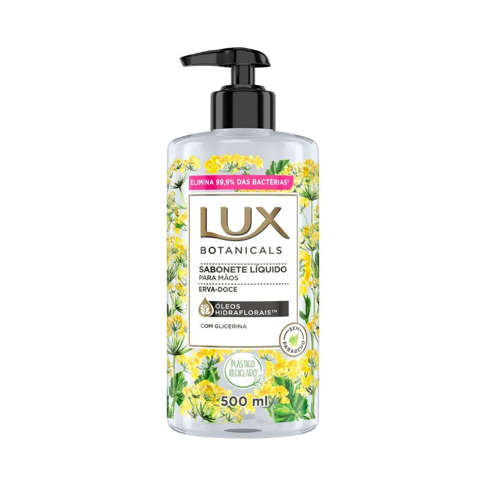 Sabonete Líquido Lux Botanicals Mãos Erva Doce 500ml