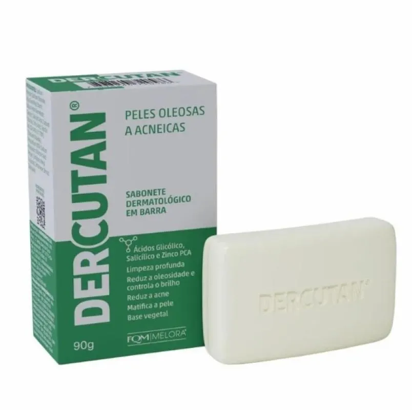 Sabonete em Barra Dercutan Peles Oleosas a Acneicas 90g