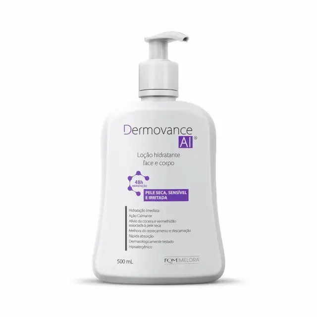 Dermovance AI Loção Hidratante Face e Corpo 500ml