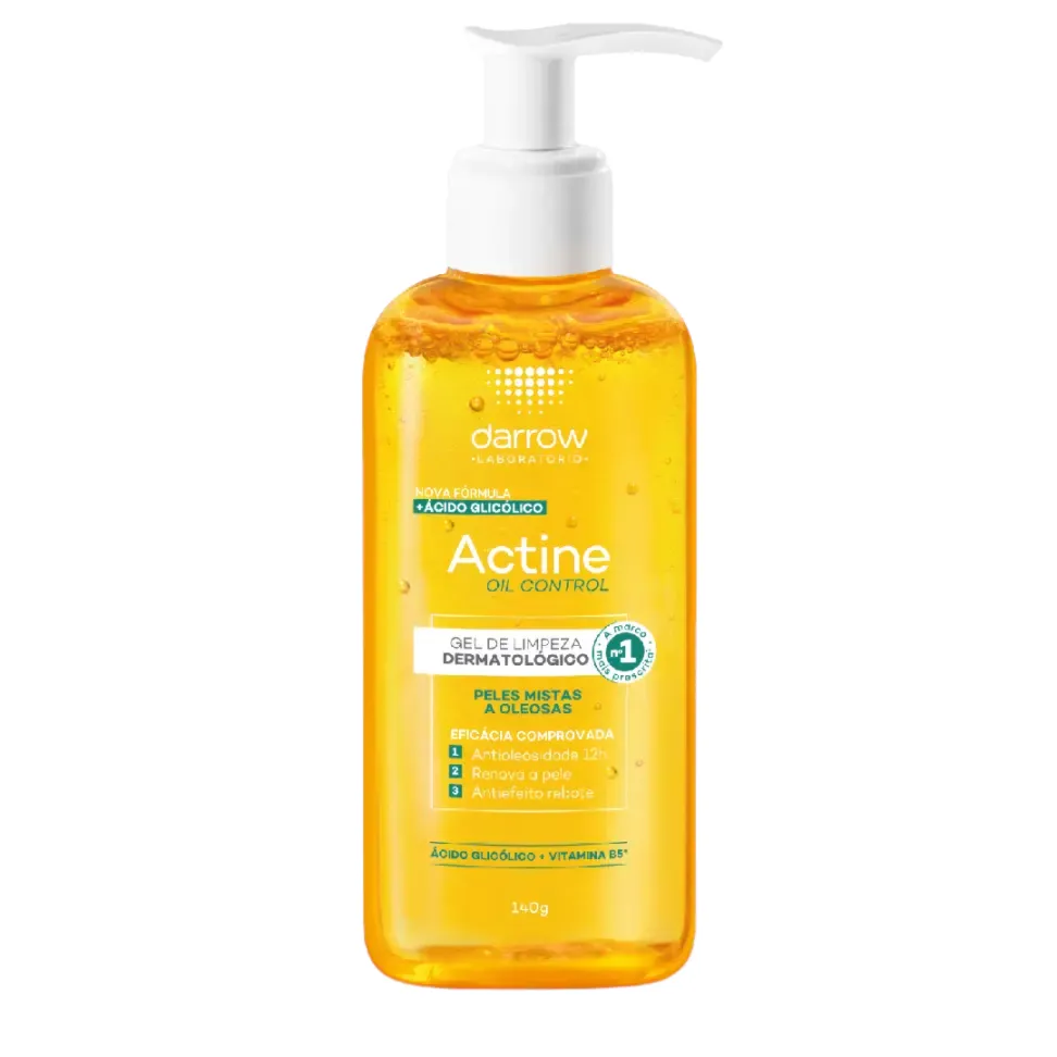 Gel de Limpeza Facial Actine Oil Control Peles Mistas a Oleosas 240g
