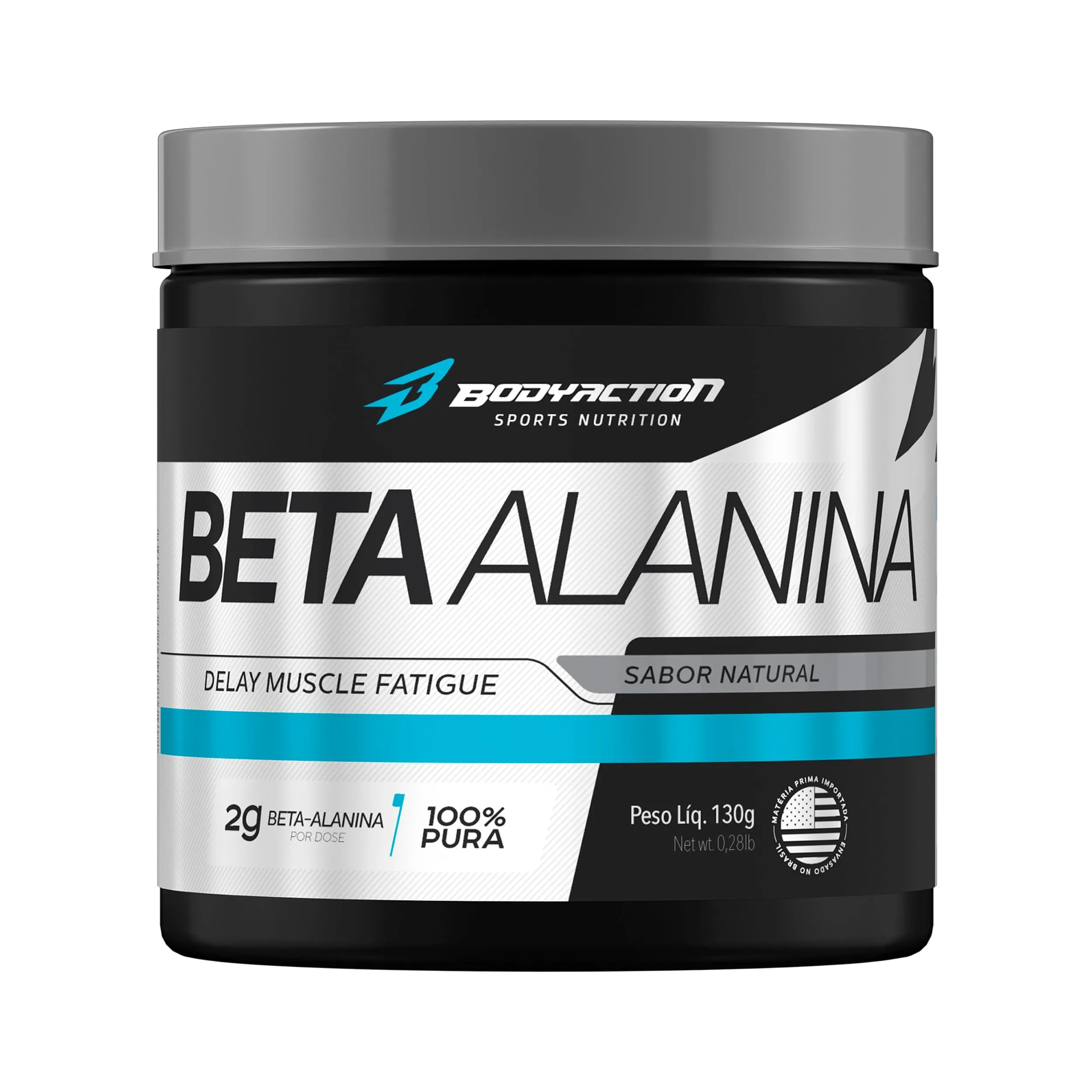 Beta Alanina 2000Mg Por Dose 100% Pura 130G Bodyaction