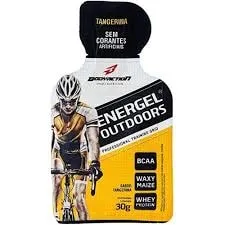 Gel Energético Energel Outdoors Cx 10 Sachês Bodyaction Sabor Tangerina