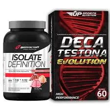 Whey Protein Isolado 900G Sabor Napolitano + Deca Testona Evolution