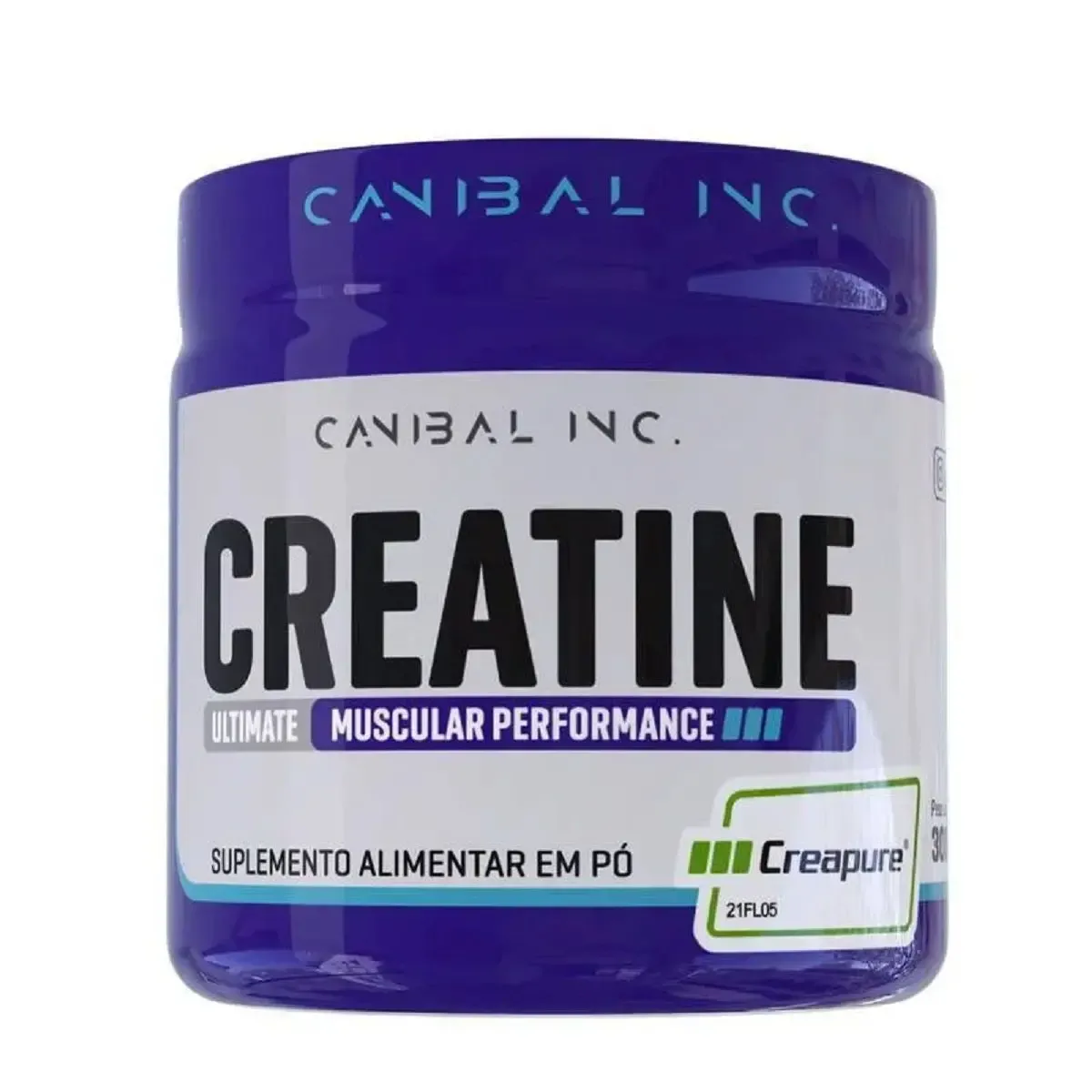 Creatina Creapure 300G Creatina Monohidratada Micronizada Canibal