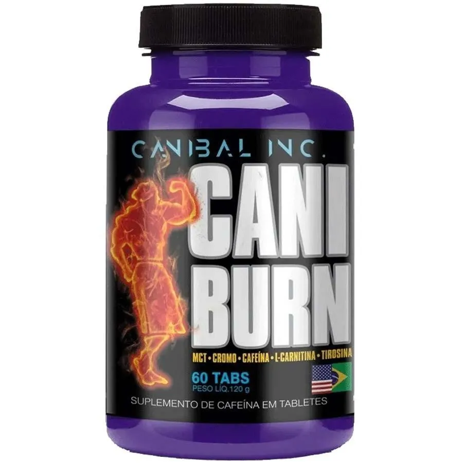 Suplemento Termogenico Caniburn 60 Comprimidos Canibal Inc