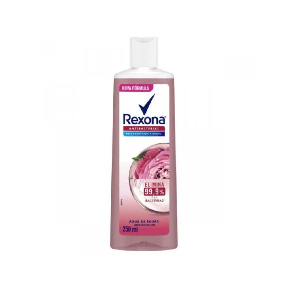 Sabonete Líquido Rexona Antibacterial Água de Rosas 250ml