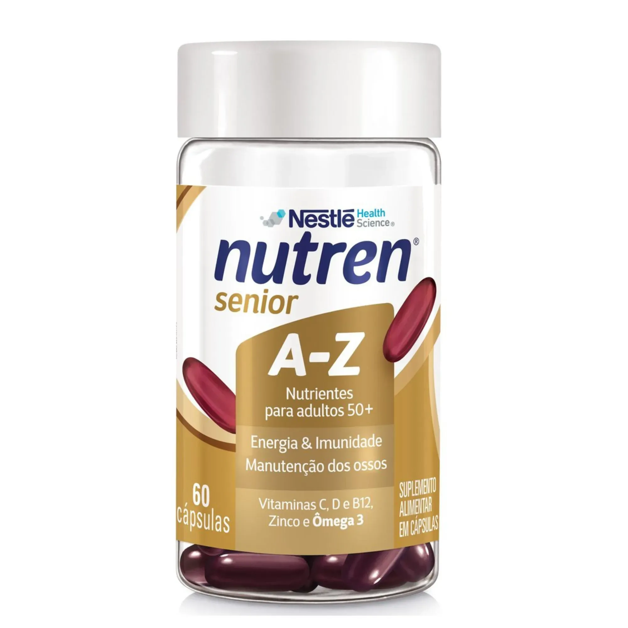 Polivitamínico Nutren Senior A-Z 60 cápsulas