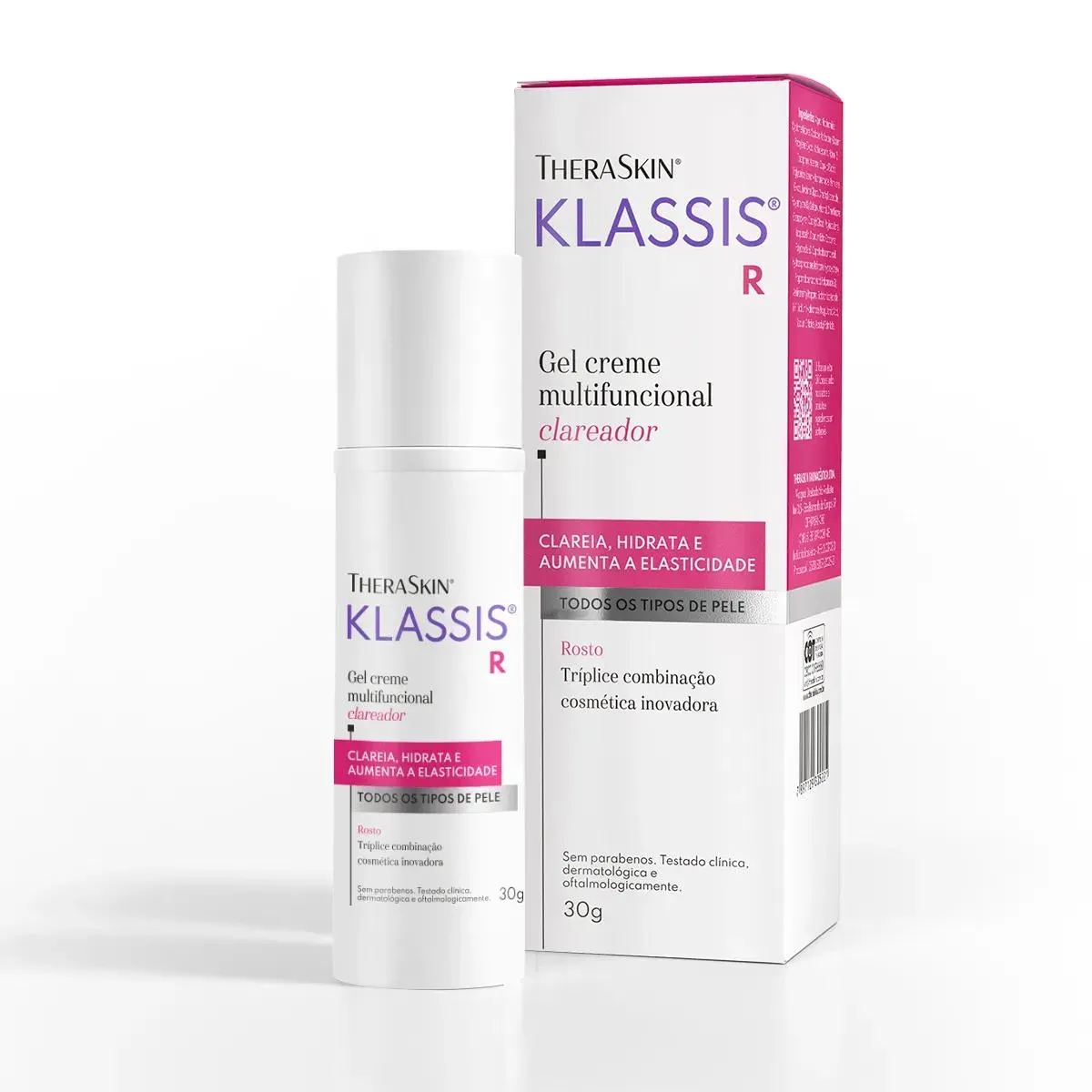 Klassis R Gel Creme Facial Multifuncional Clareador 30g TheraSkin