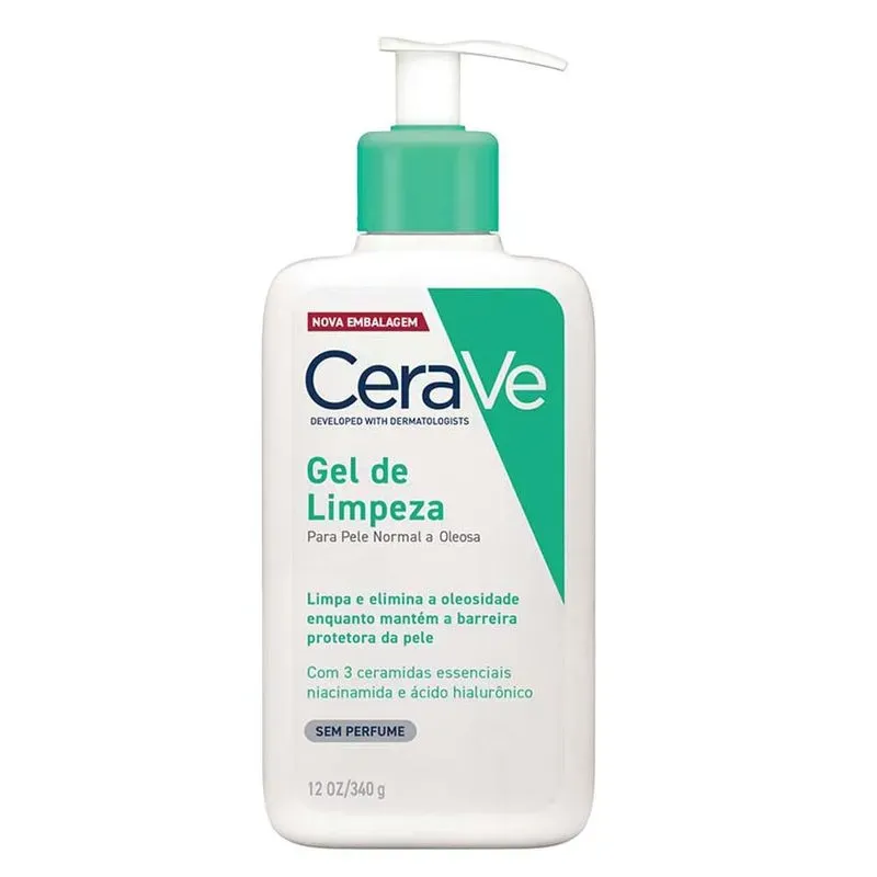 Gel de Limpeza Cerave sem Perfume 340g