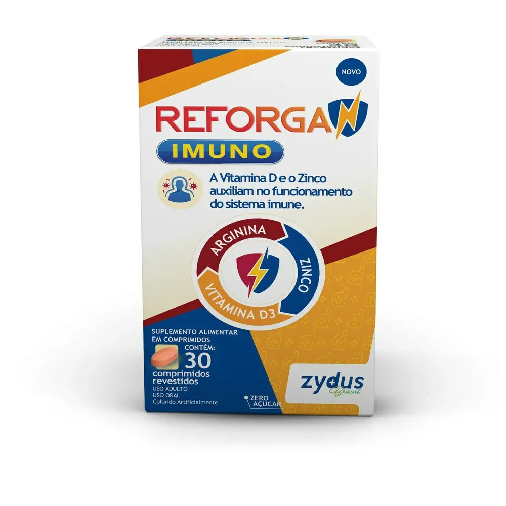 Vitamina D + Zinco Reforgan Imuno 30 comprimidos