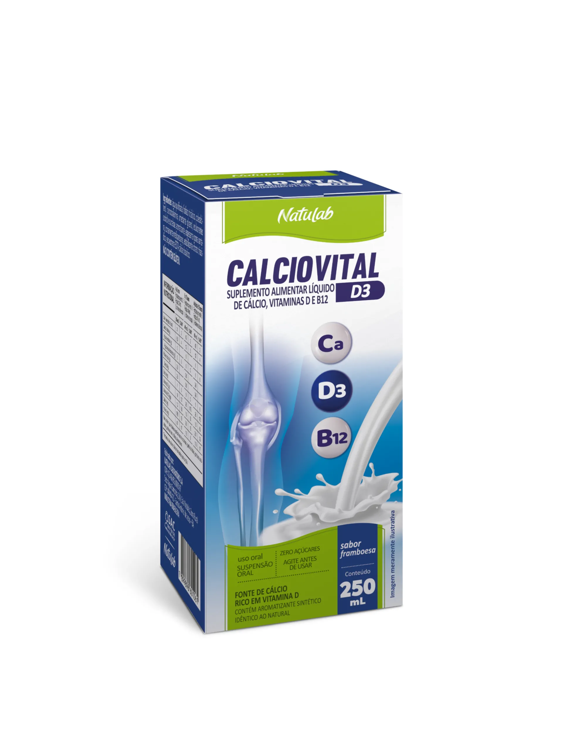 Calciovital D3 625mg 60 Cápsulas Natulab
