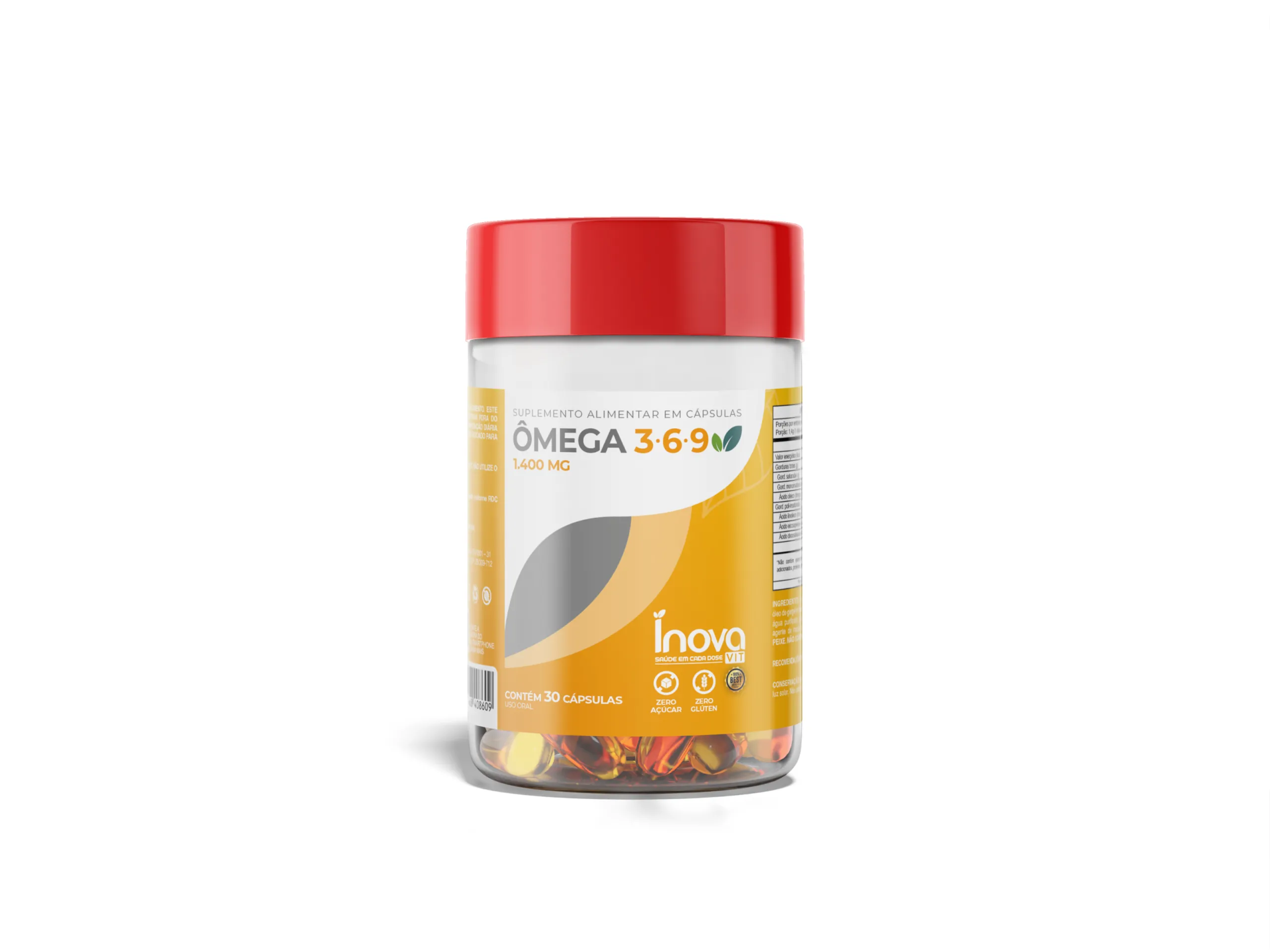Ômega 3-6-9 1400mg 30 Cápsulas Inova Vit