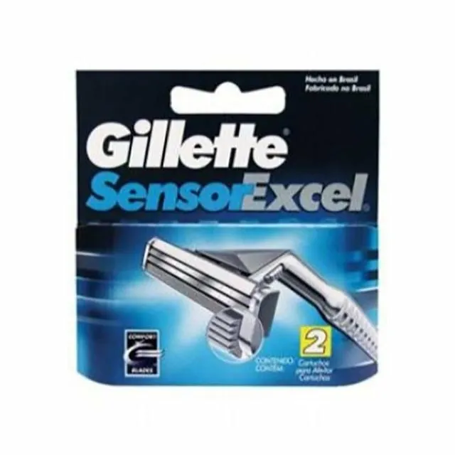 Aparelho De Barbear Gillette Sensor Excel Azul C/1 Unidade