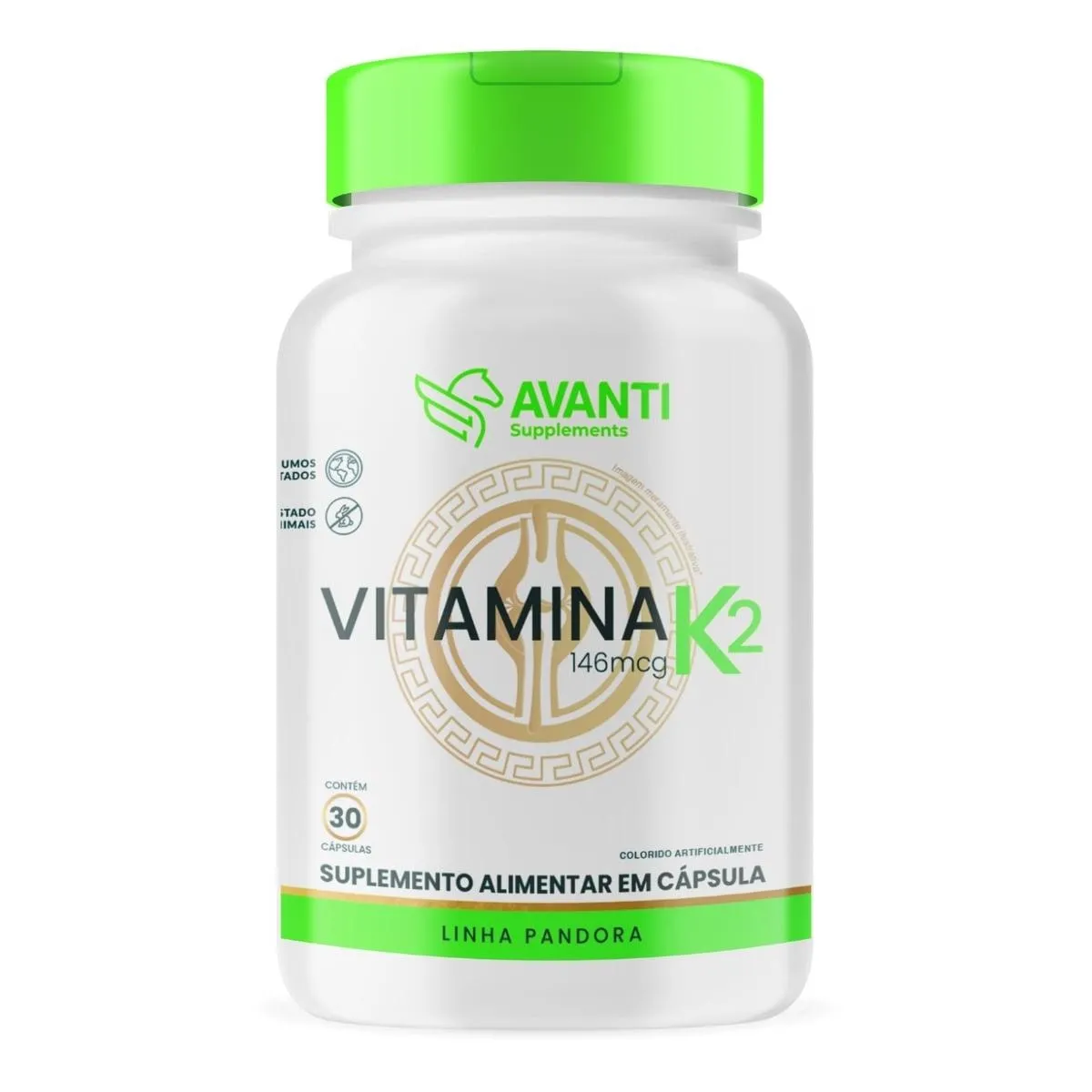 Vitamina K2 146mcg 30 Cápsulas Avanti Supplements
