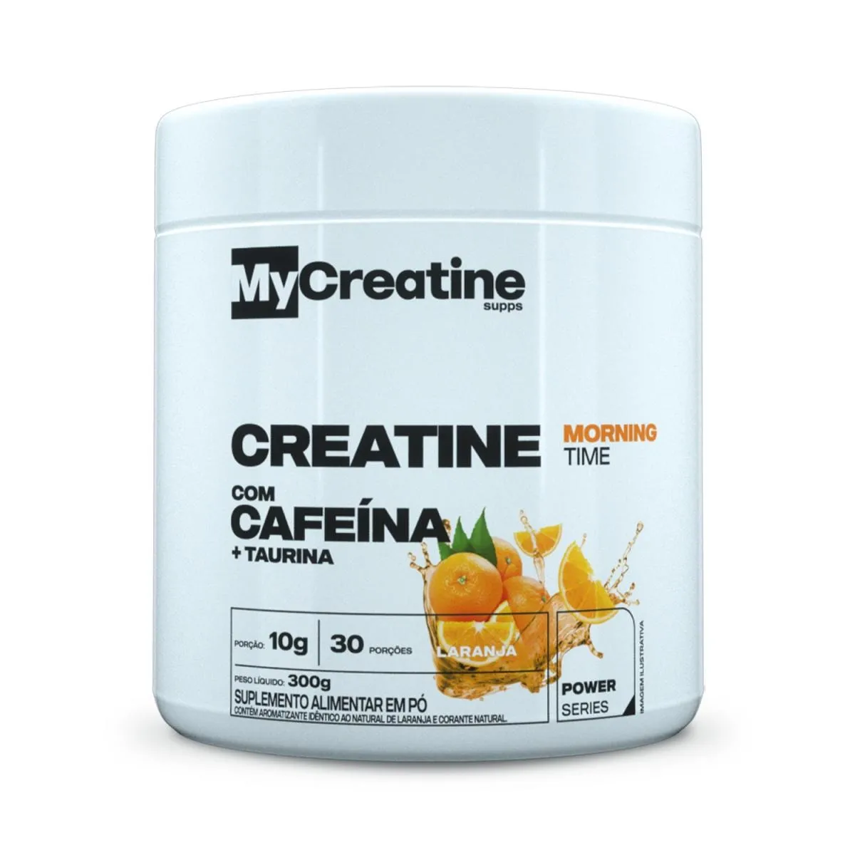 Creatina + Cafeína + Taurina 300g Sabor Laranja MyCreatine