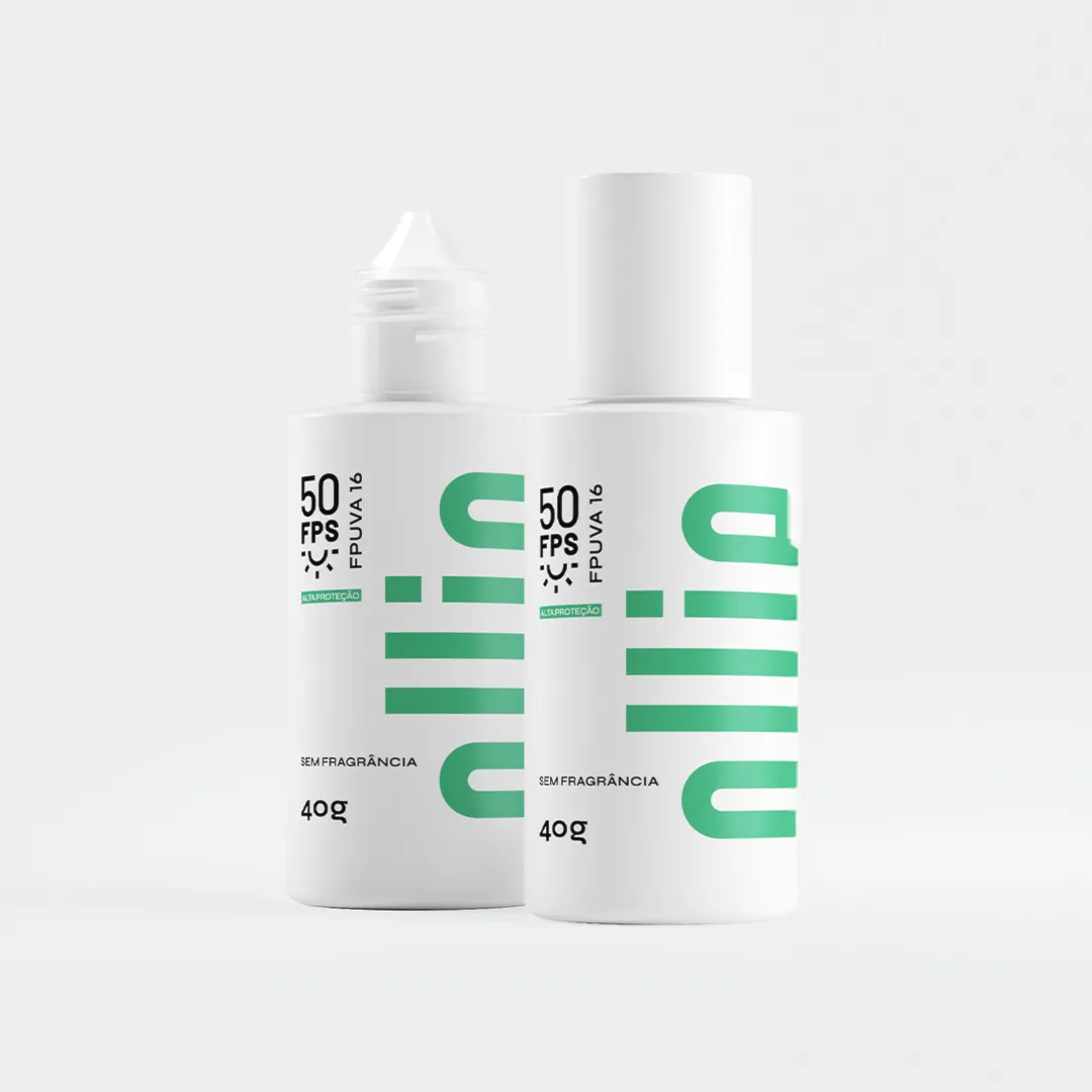 Protetor Solar Mineral Fluído Ollie FPS 50 FPUVA 16 40g
