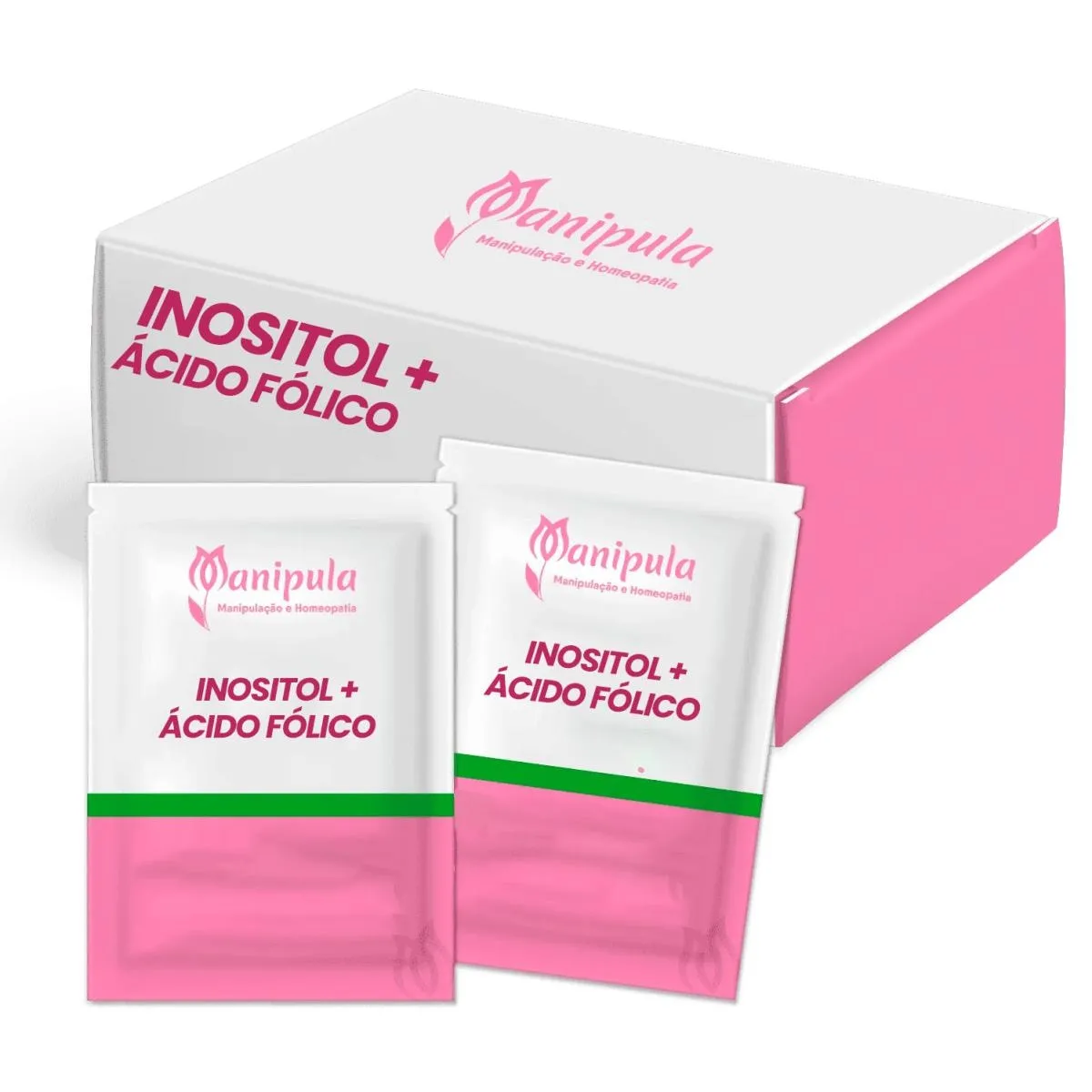 Inositol + Ácido Fólico em Sachê - Equilíbrio Hormonal e Fertilidade Feminina 60 Doses
