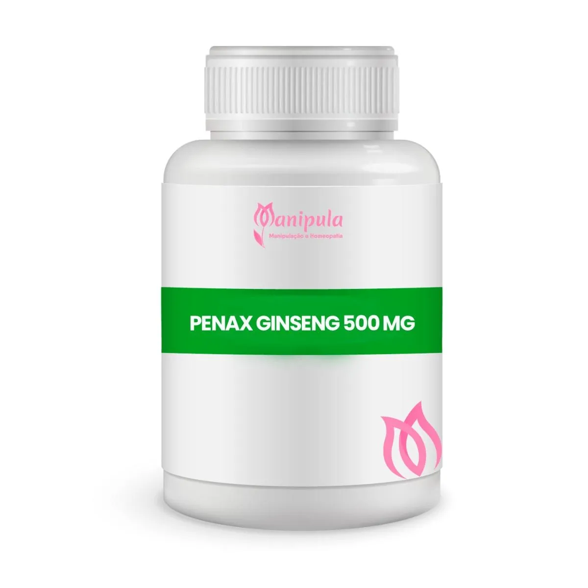 Panax Ginseng 500mg - Energia, Concentração e Vitalidade Natural 60 Doses
