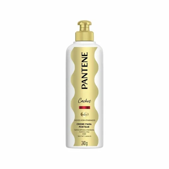 Creme Pentear Cachos Hidra-Vitaminados Pantene Simples 240g