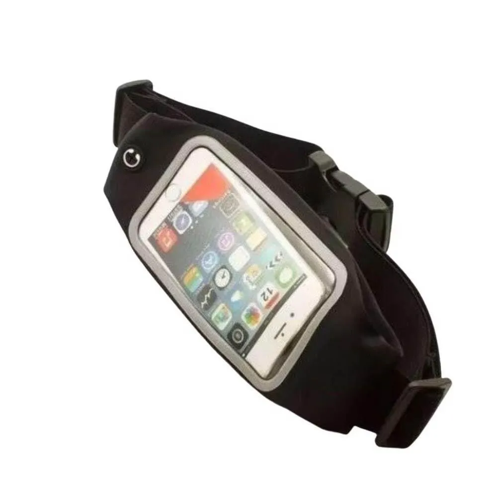 Pochete Impermeável com Visor Porta Garrafa Chaves para Corrida Esporte Fitness Camping