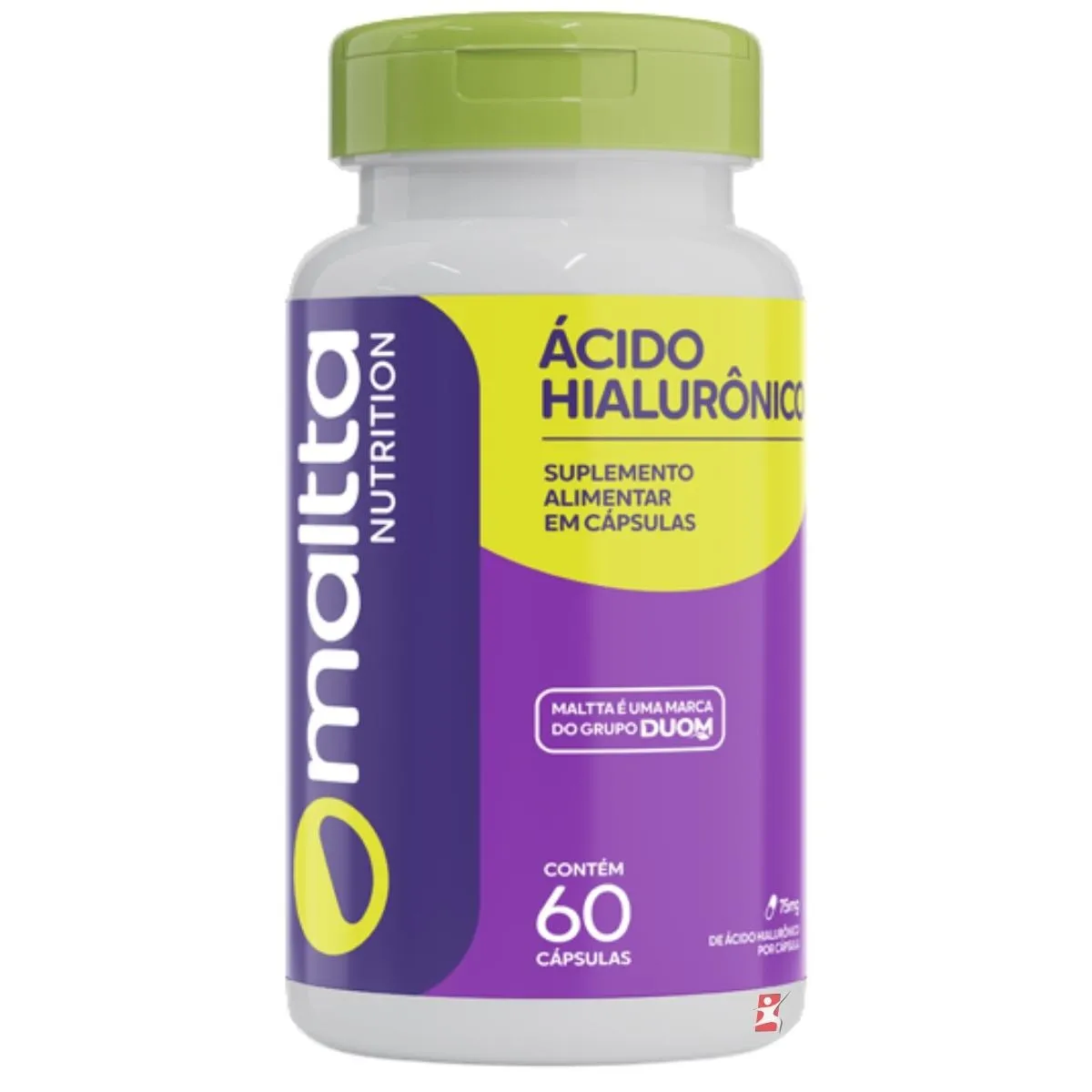 Ácido Hialurônico 75Mg 60 Cápsulas Maltta Nutrition