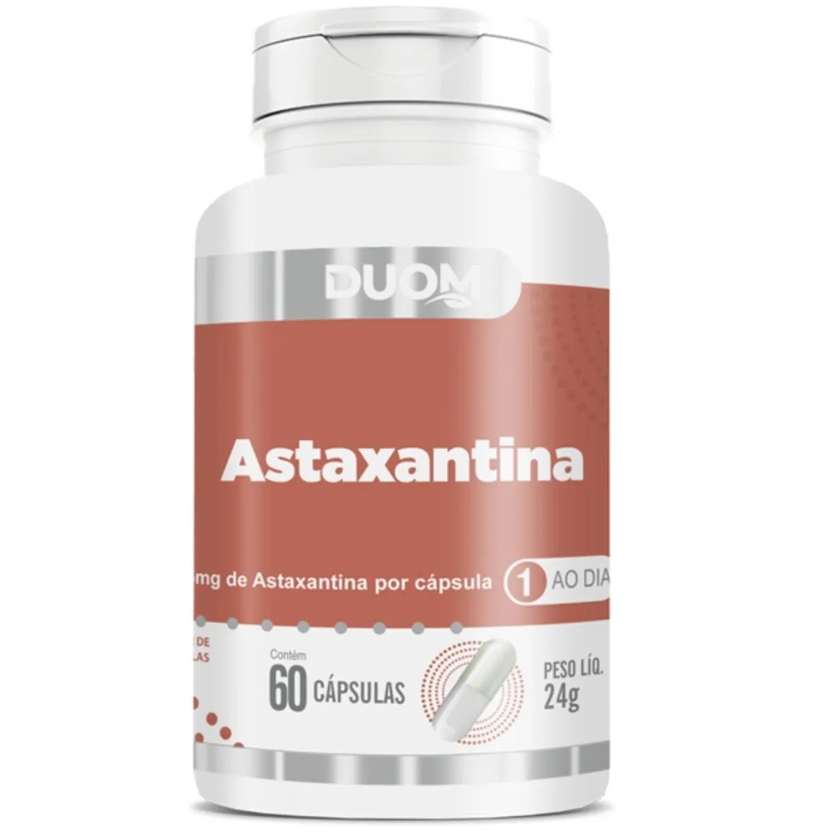 Astaxantina 5Mg Com 60 Cápsulas Duom