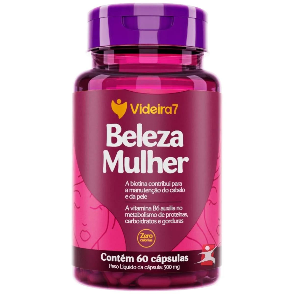 Beleza Mulher Cabelo Pele E Unhas 100% Idr 60 Cápsulas Videira 7