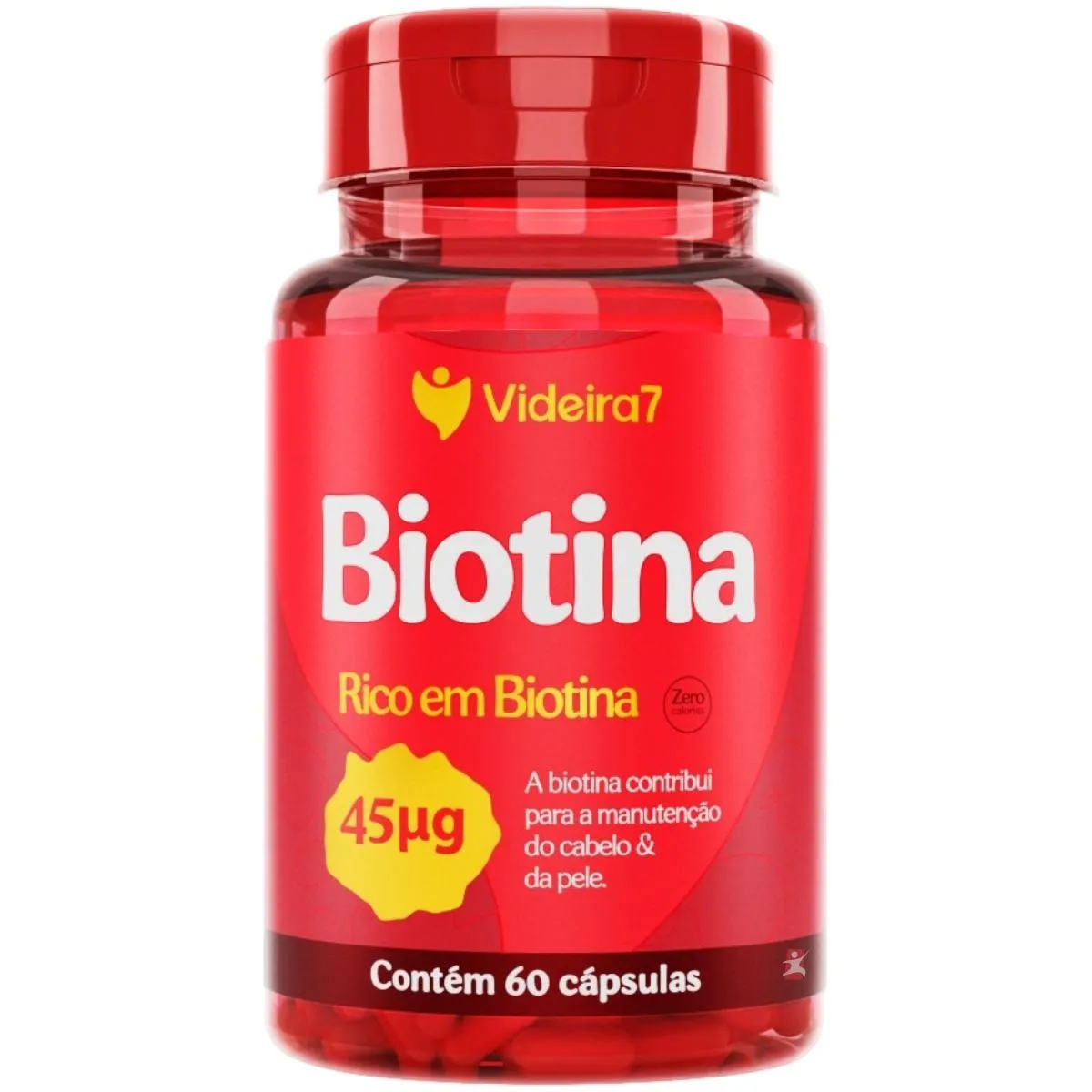 Biotina 45Mcg 150% Da Idr 60 Cápsulas Videira7
